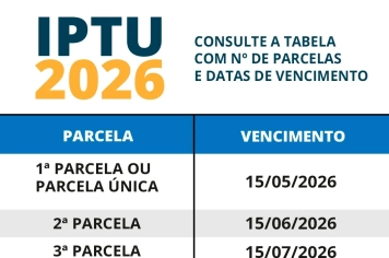Atenção contribuintes para as datas do IPTU!