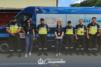 Caxambu e SEST SENAT promovem blitz educativa para valorizar profissionais do trânsito