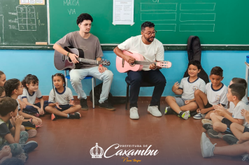 Aulas de Musicalização são implementadas na rede municipal de ensino em Caxambu