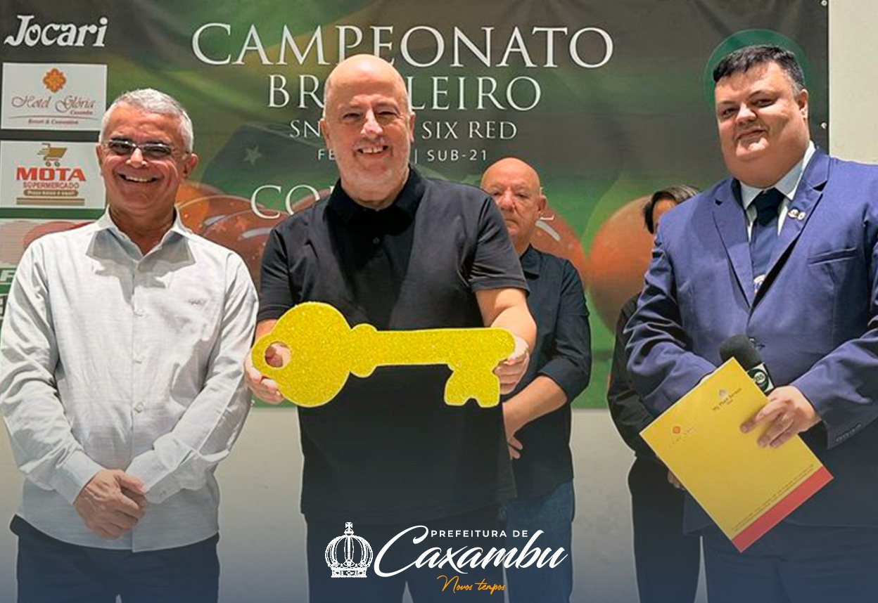 Caxambu Sedia Abertura Solene da COPA BRASIL SIX RED CBBS