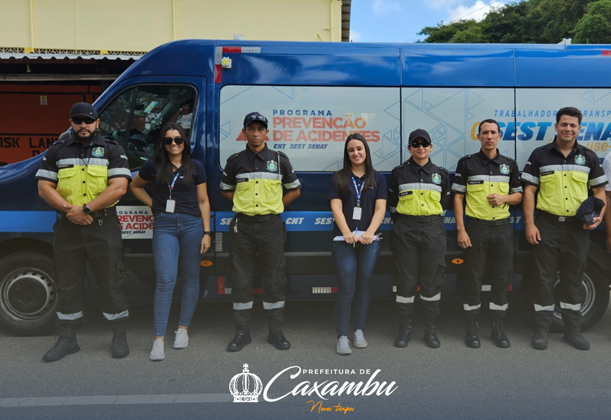 Caxambu e SEST SENAT promovem blitz educativa para valorizar profissionais do trânsito