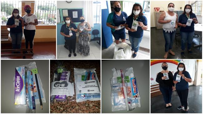 SECRETARIA DE SAÚDE DISTRIBUI KITS DE HIGIENE BUCAL