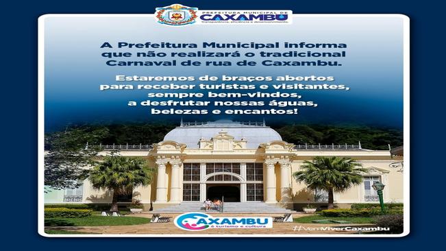 COMUNICADO DA PREFEITURA SOBRE O CARNAVAL 2022