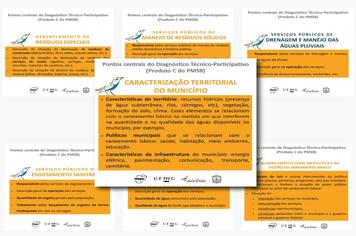 BILHETES INFORMATIVOS – PLANO MUNICIPAL DE SANEAMENTO BÁSICO