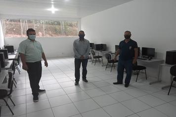 REPRESENTANTES DA PREFEITURA DE BAEPENDI CONHECEM PROJETOS DA CENTRAL DE INCLUSÃO PRODUTIVA