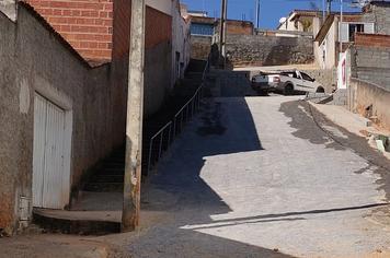 CALÇAMENTO FINALIZADO NO BAIRRO SANTA CRUZ