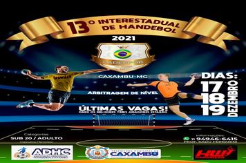 TORNEIO INTERESTADUAL DE HANDEBOL SERÁ EM CAXAMBU
