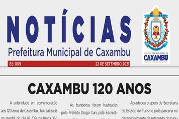 NOTÍCIAS DA PREFEITURA – Nº 09 – 22 de setembro de 2021