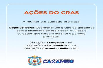 Palestra – Mulher e o cuidado Pré-Natal