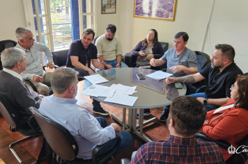 Reunião com representantes da empresa Cidade do Aço