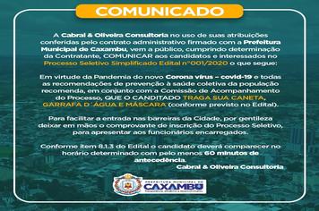 Comunicado