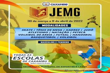 JOGOS ESCOLARES DE MINAS GERAIS 2022 – ETAPA DE CAXAMBU