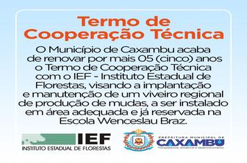 Termo de Cooperação Técnica