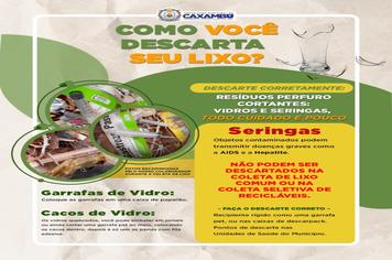 CUIDADOS AO DESCARTAR MATERIAIS CORTANTES