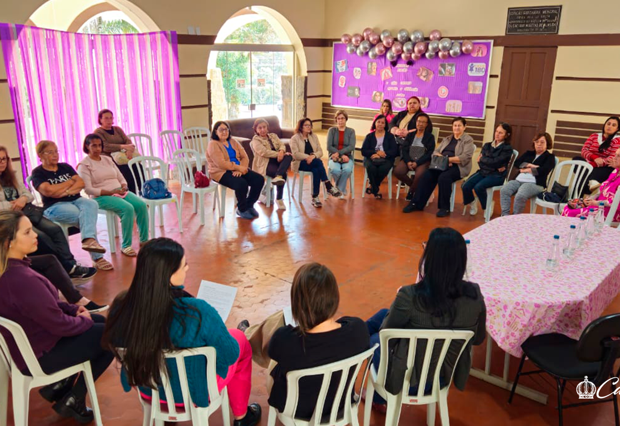 Ações que compõem a campanha Agosto Lilás