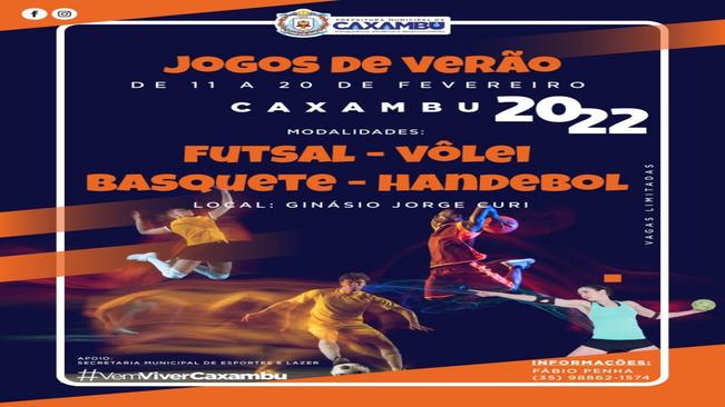 JOGOS DE VERÃO – CAXAMBU 2022