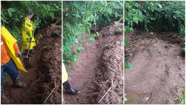 AÇÃO DA DEFESA CIVIL EVITA ALAGAMENTO EM CASA E AVENIDA DE CAXAMBU