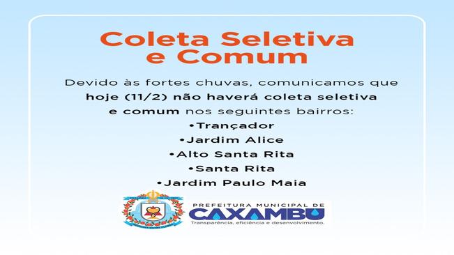 Coleta Seletiva e comum