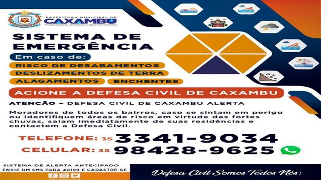 PREFEITURA EM AÇÃO PARA AUXILIAR PESSOAS EM ÁREAS DE RISCO