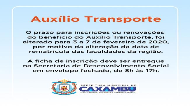 Auxílio Transporte