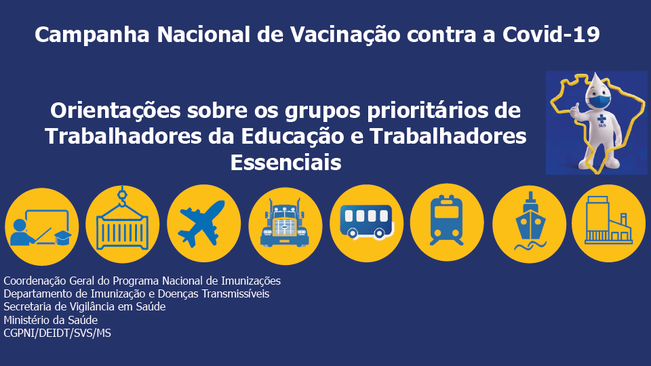 CAMPANHA NACIONAL DE VACINAÇÃO CONTRA COVID 19