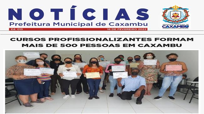 NOTÍCIAS DA PREFEITURA – Nº 13 – 16 de fevereiro de 2022