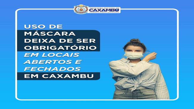 DECRETO FLEXIBILIZA USO DE MÁSCARAS EM CAXAMBU