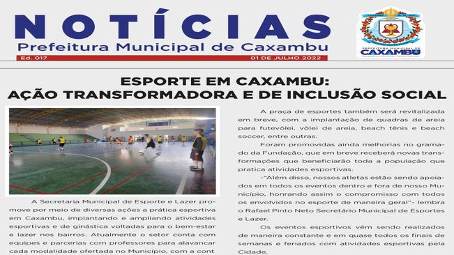 NOTÍCIAS DA PREFEITURA – Nº 17 – 1 de julho de 2022