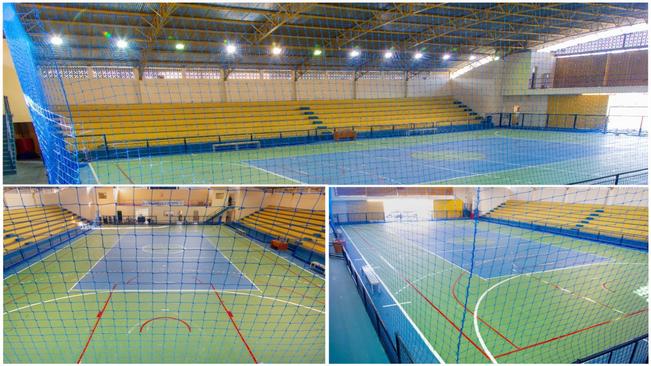 PINTURA DA QUADRA DO POLIESPORTIVO JORGE CURI