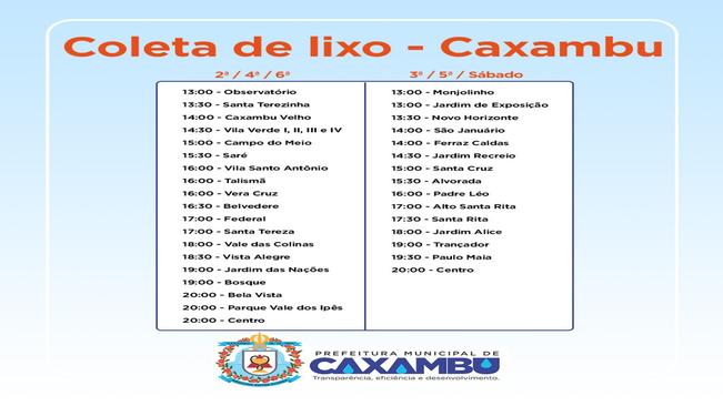 A coleta de lixo mudou para melhor. Fique atento às mudanças.